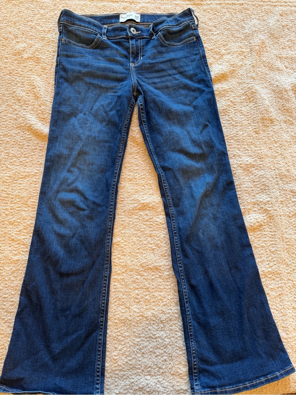 abercrombie kids Dark Blue Flare Jeans